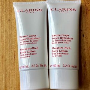 CLARINS Moisture Rich Body Lotion (x2)